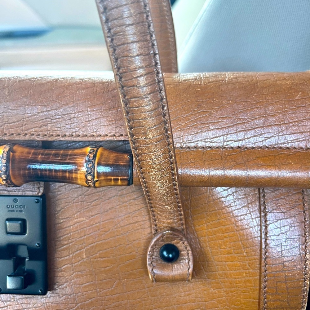 ❤️ SOLD ❤️Gucci Bamboo Bullet Handbag - Picture 3 of 11